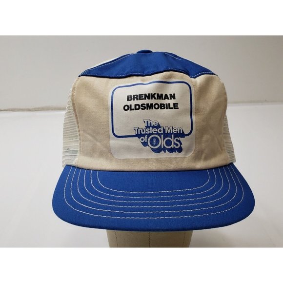 Brenkman Oldsmobile Trucker Hat Cap Snapback Devils Dust Kap King Med-XL Vintage - Picture 2 of 8